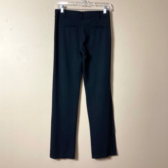 Betabrand Classic Straight Leg Dress Pant Yoga Pants Black - Picture 6 of 11